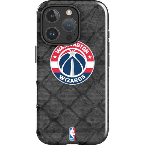 NBA Washington Wizards Black Rust iPhone 16 Pro Impact Case